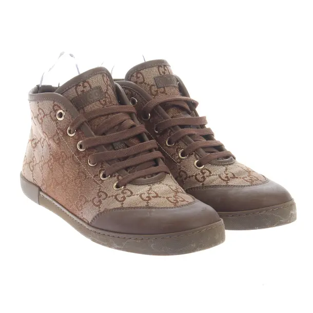 High-Top Sneakers in Brown, , Gucci