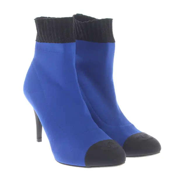 Ankle Boots in Blue, , Chanel