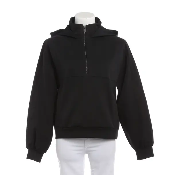 Felpa con cappuccio, in Nero, Cotone, Woolrich