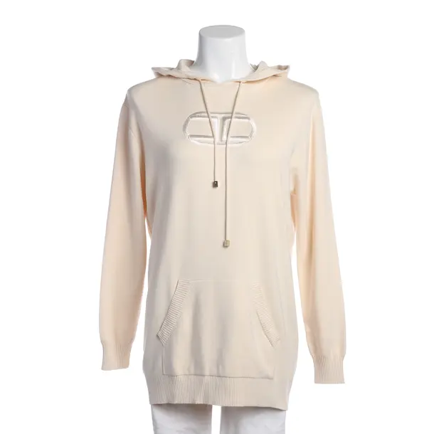 Hoodie in Weiß, Viskose, Elisabetta Franchi