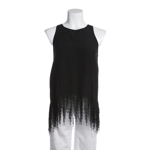 Top in Schwarz, Seide, Forte_Forte