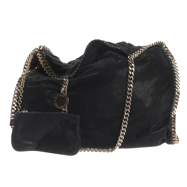 Shoulder Bag, in Black, Polyamide, Stella McCartney