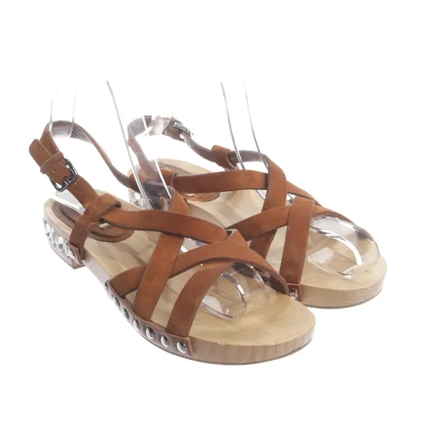 Sandalen in Braun, , Miu Miu