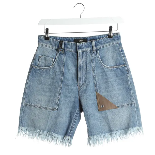 Shorts, in Blau, Baumwolle, Fendi