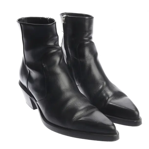 Stiefeletten in Schwarz, , Off-White