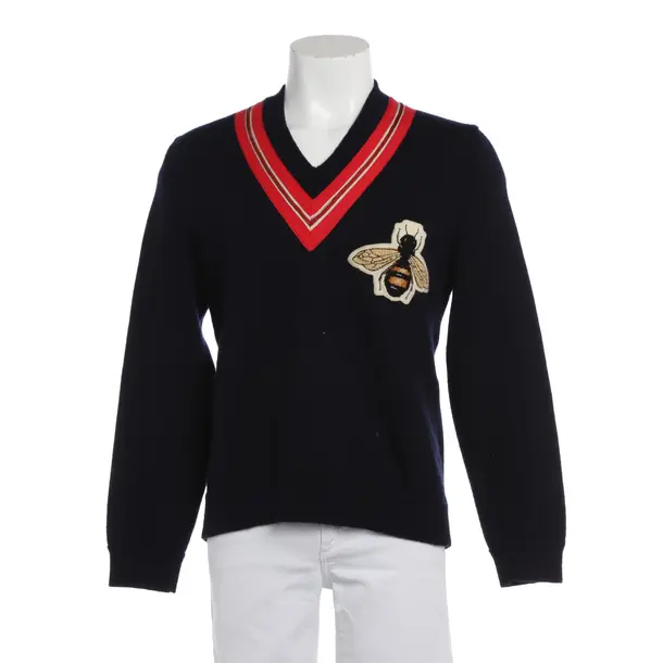 Pullover in Blau, Wolle, Gucci