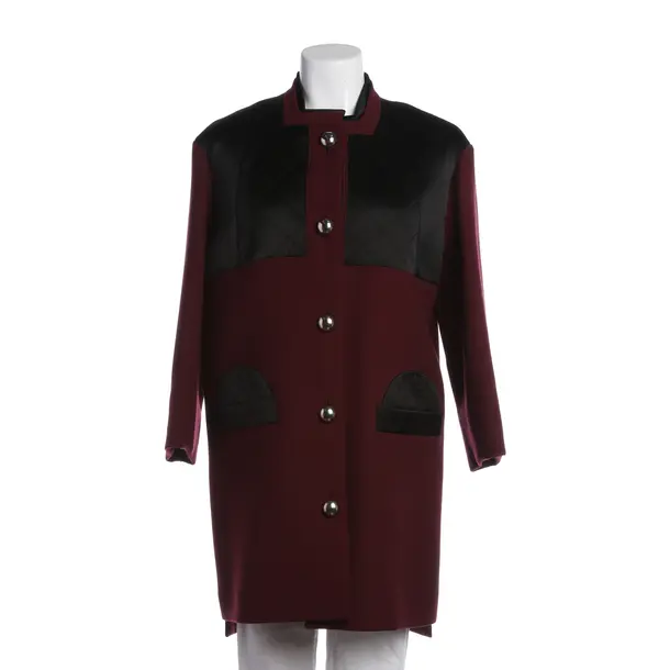 Übergangsmantel, in Bordeaux, Wolle, Balenciaga