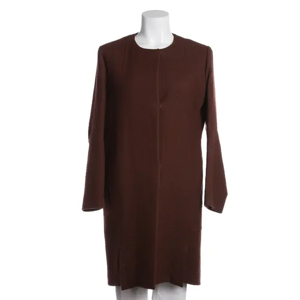 Mid-Season Coat in Brown, Wool, Marni