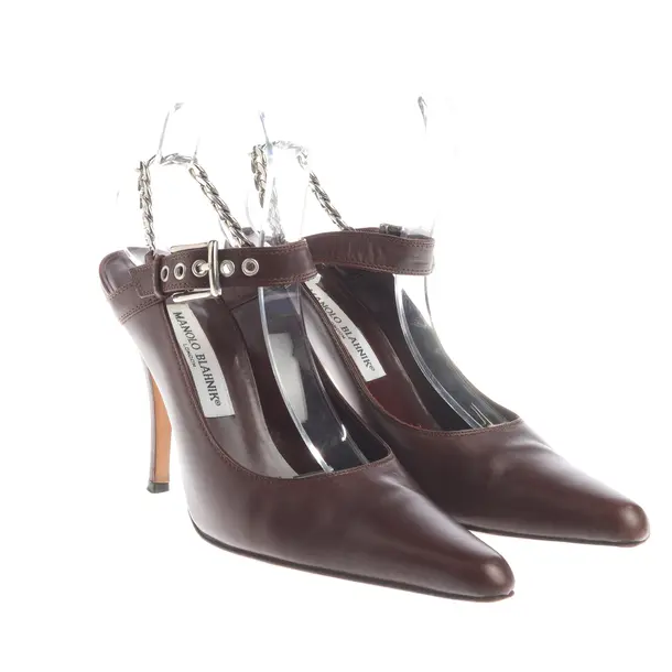 Slingbacks, in Bordeaux, Manolo Blahnik