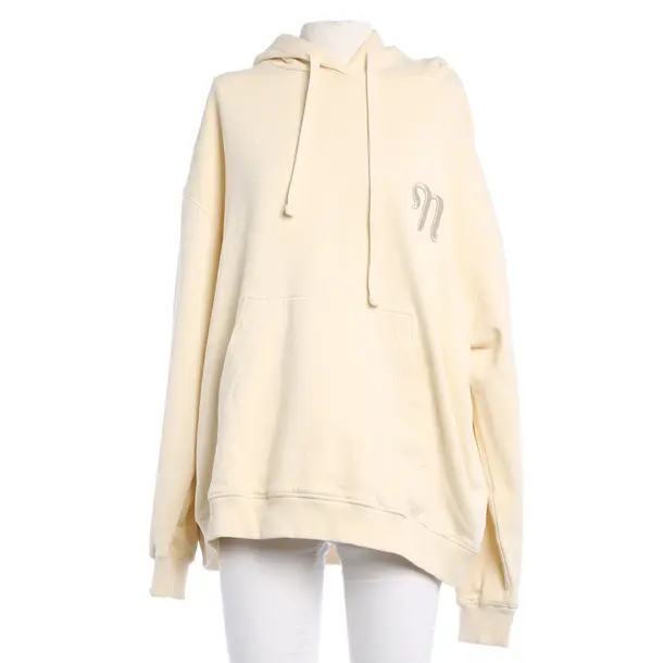 Hoodie in White, Cotton, Nanushka