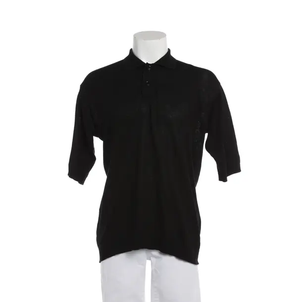 Poloshirt in Schwarz, Baumwolle, Golden Goose
