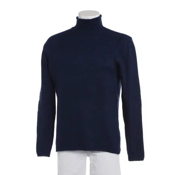 Pullover in Blau, Wolle, Roberto Collina