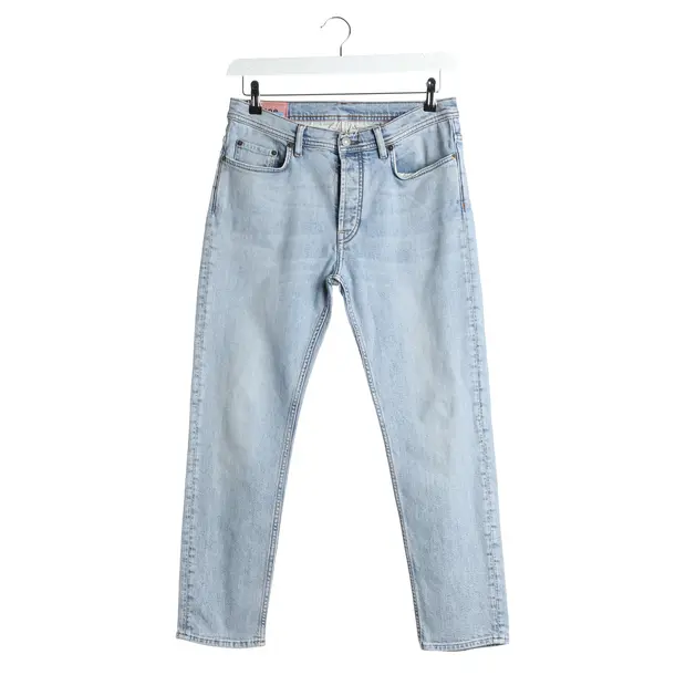 Straight Fit Jeans, in Light Blue, Cotton, Acne Studios