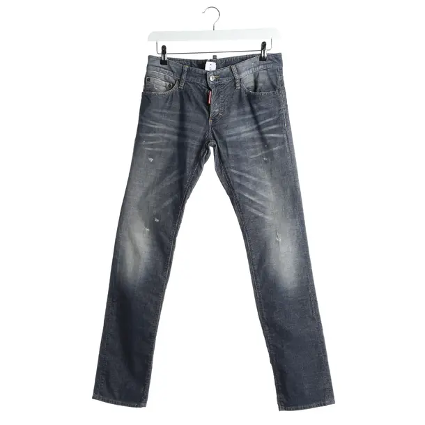 Straight Fit Jeans in Gray, Cotton, Dsquared