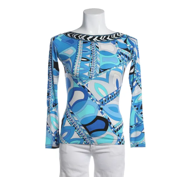 Long Sleeve Shirt in Multicolored, Viscose, Emilio Pucci