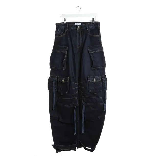 Boyfriend Jeans in Blue, Cotton, The Attico