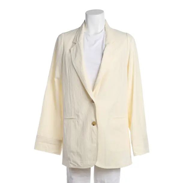 Blazer in White, Viscose, Forte_Forte