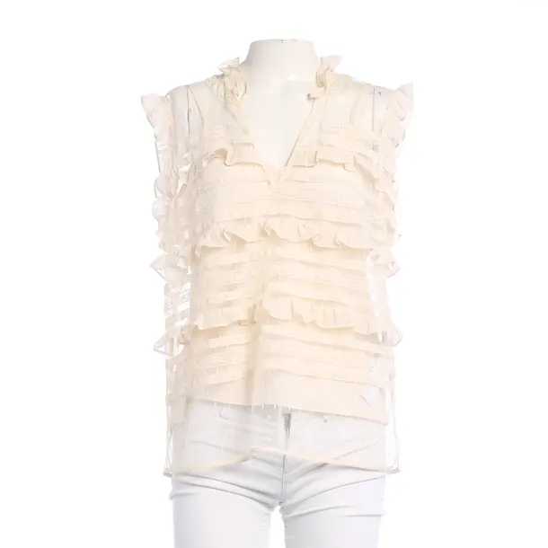 Top in White, Polyester, Twin Set