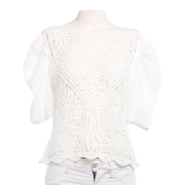 Camicia, in Bianco, Poliestere, Set di gemelli