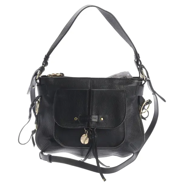 Schultertasche, in Schwarz, Leder, See by Chloé