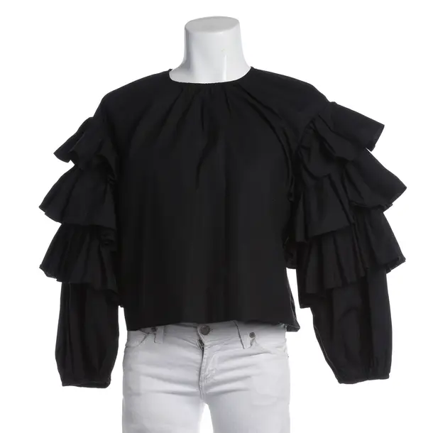 Bluse in Schwarz, Baumwolle, Ulla Johnson