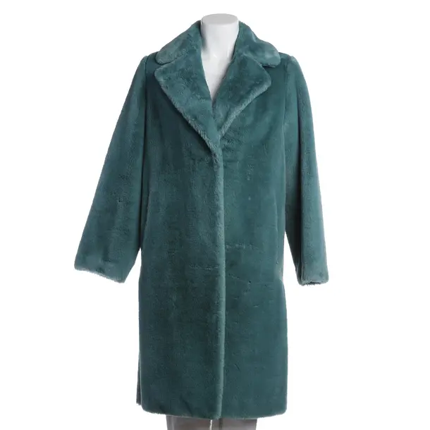 Winter Coat in Blue, Polyester, Forte_Forte