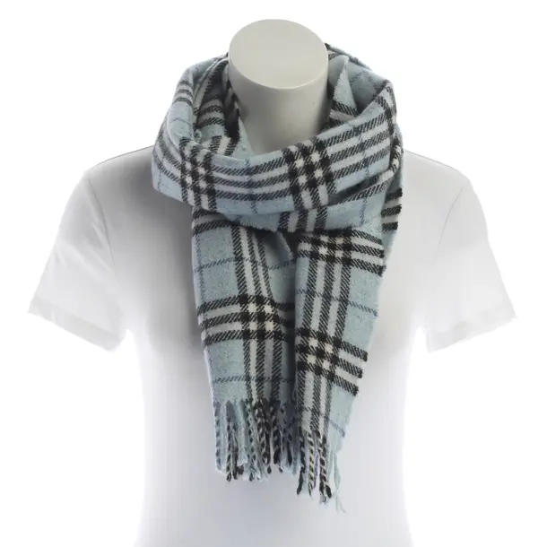 Scarf, in Blue, Cashmere, Burberry