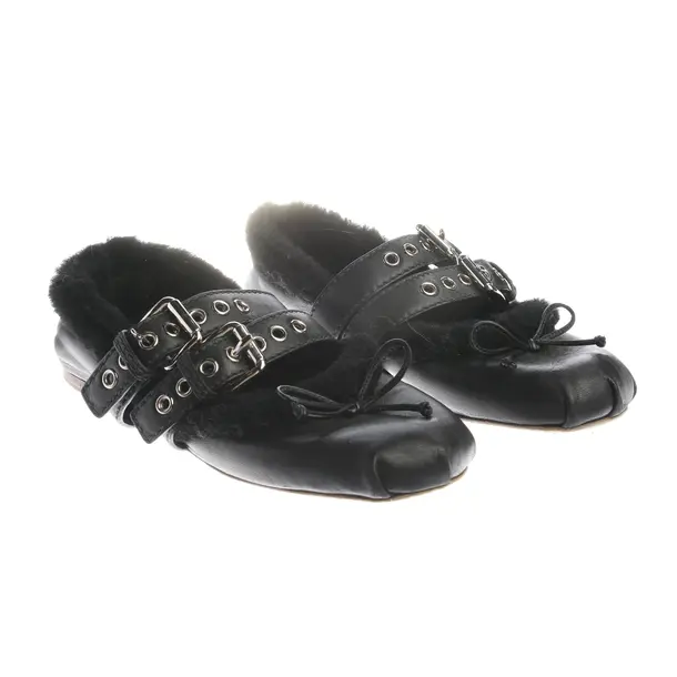 Ballet Flats, in Black, Miu Miu