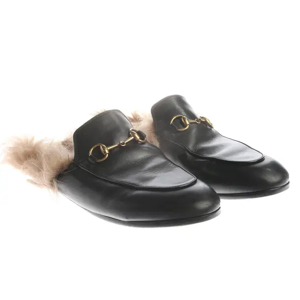 Mules, in Schwarz, Gucci