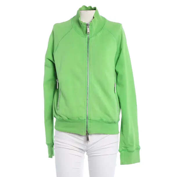 Sweatjacke, in Hellgrün, Baumwolle, Dsquared