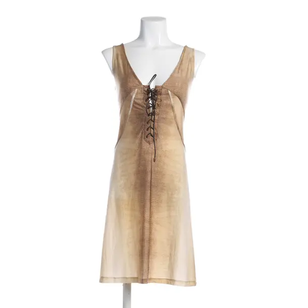 Dress, in Brown, Polyester, Roberto Cavalli