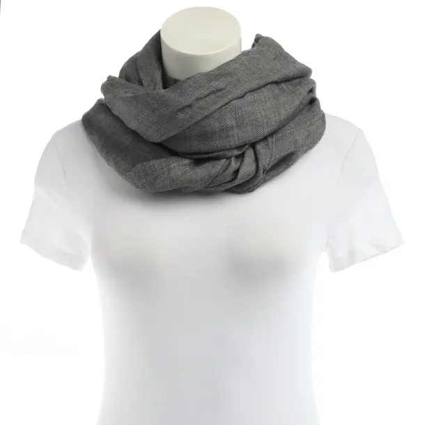 Scarf, in Gray, Cashmere, Loro Piana
