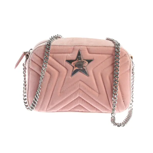 Schultertasche, in Hellrosa, Baumwolle, Stella McCartney