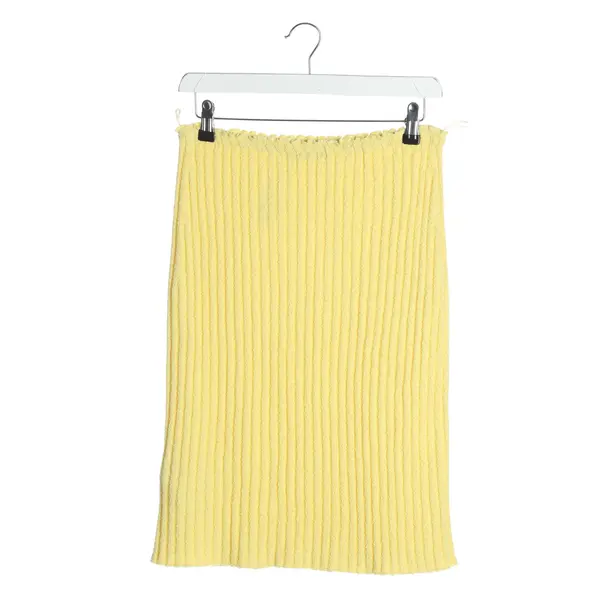 Rock, in Gelb, Baumwolle, Prada