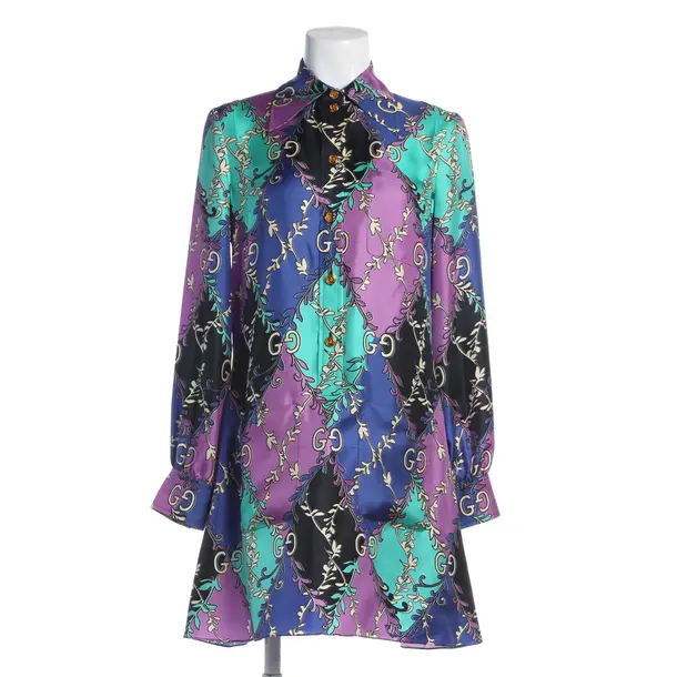 Kleid, in Mehrfarbig, Seide, Gucci