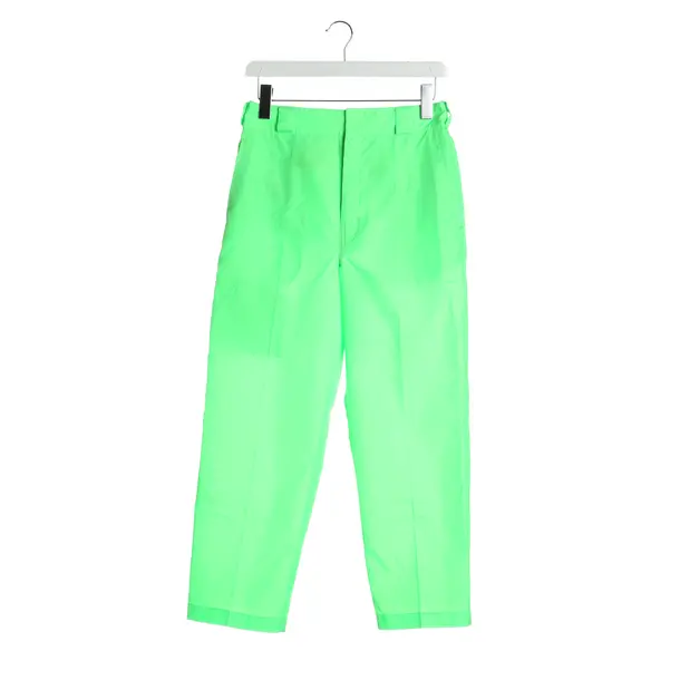 Pantaloni, in Verde neon, Poliestere, Prada