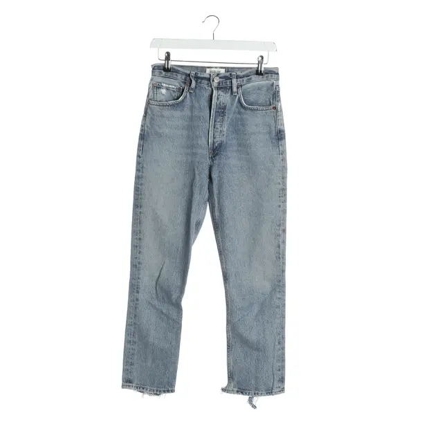 Jeans Straight Fit, in Hellblau, Baumwolle, Agolde