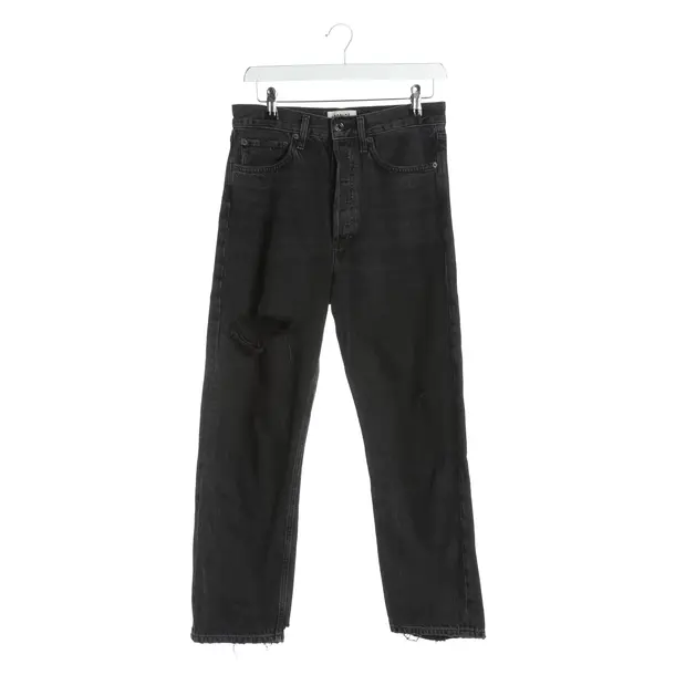 Slim Fit Jeans, in Dark Gray, Cotton, Agolde