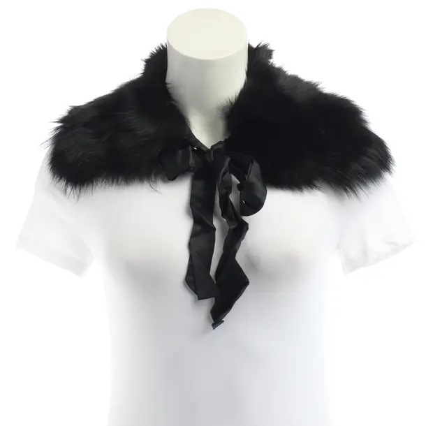 Scarf, in Black, Fur, Twin Set