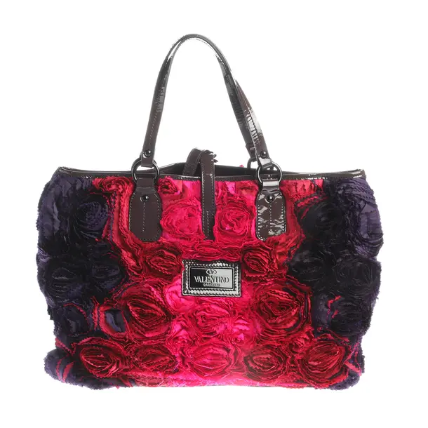 Shopper Bag, in Multicolored, Cotton, Valentino