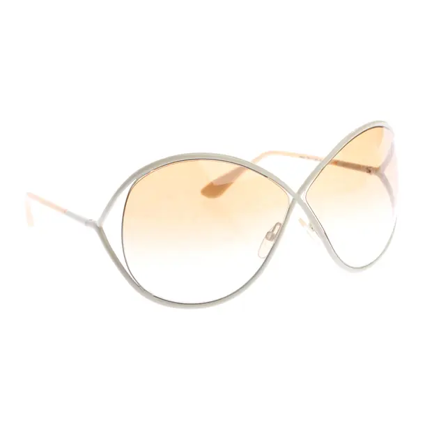 Sonnenbrille, in Beige, Metall, Tom Ford