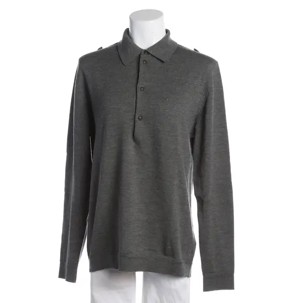 Wollpullover, in Grau, Wolle, Gucci