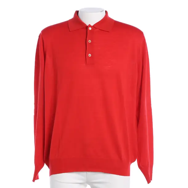 Long Sleeve Shirt, in Red, Wool, Malo