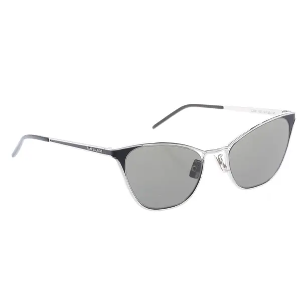 Sunglasses, in Silver, Synthetic / Metal, Saint Laurent