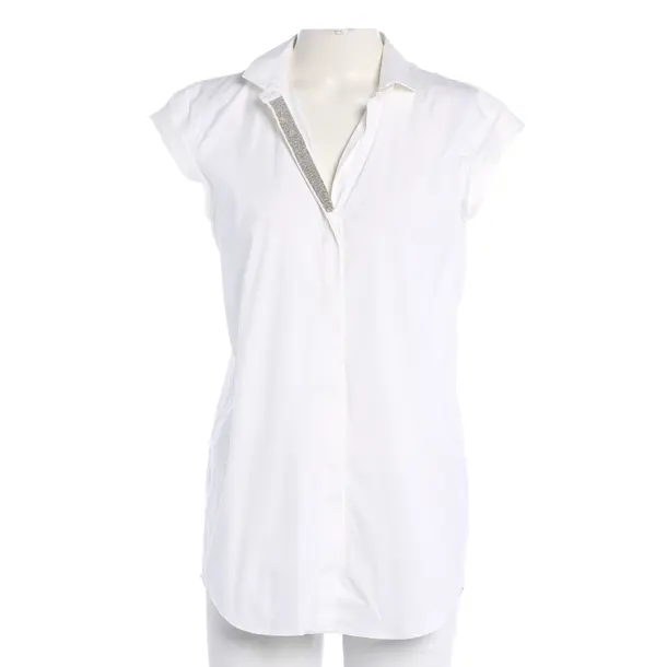 Bluse, in Cream, Baumwolle, Brunello Cucinelli