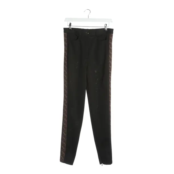 Pants, in Black, Cotton, Fendi