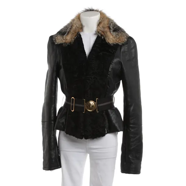 Giacca in pelle, in Nero, Pelle, Gucci