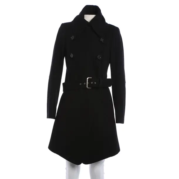 Winter Coat, in Black, Wool, Patrizia Pepe