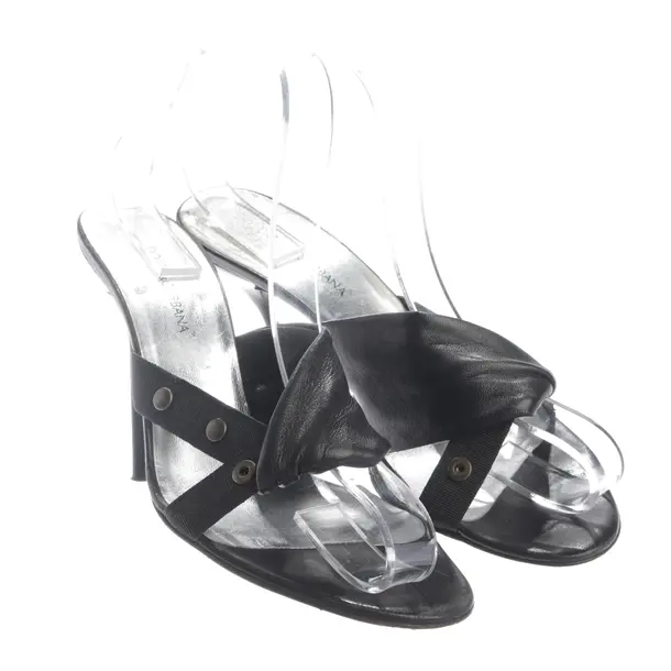 Sandali, in Nero, Dolce e Gabbana