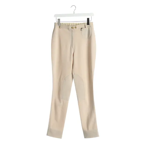 Hose, in Beige, Wolle, Prada